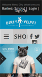 Mobile Screenshot of dirtyvelvet.co.uk